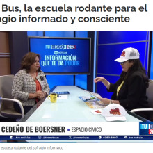 TVN Noticias: 'Vota Bus, la escuela rodante para el sufragio informado y consciente'