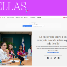 Revista Ellas: ‘La mujer que entra a una campaña no es la misma que sale de ella’