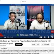 Radio Panamá. “Entre Comillas Magazine” - Innovación Social que Transforma: Proyectos Ganadores del Foro Nacional 2024