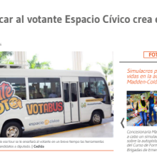 La Estrella de Panamá: Para educar al votante Espacio Cívico crea el Vota Bus